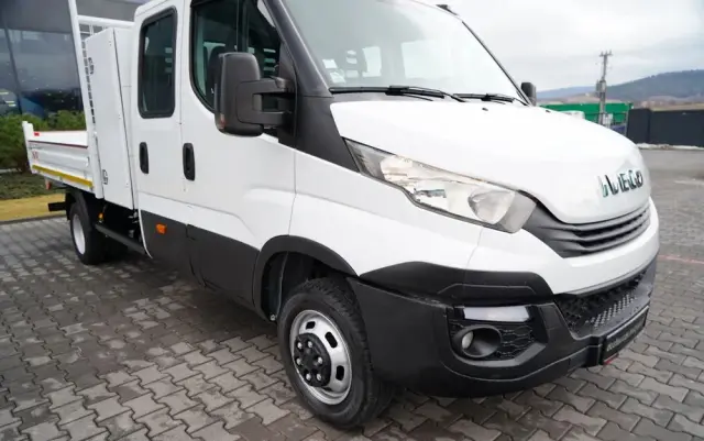 IVECO DAILY 35-140 / WYWROTKA / BRYGADÓWKA - 6 MIEJSC  / BLIŹNIAK / MANUAL / 