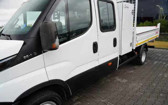 IVECO DAILY 35-140 / WYWROTKA / BRYGADÓWKA - 6 MIEJSC  / BLIŹNIAK / MANUAL / 
