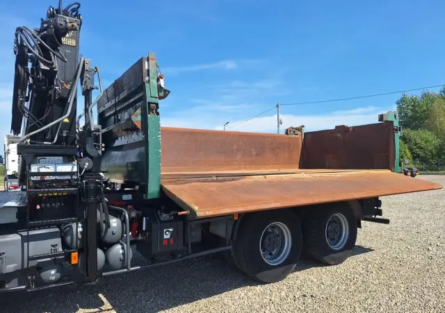 SCANIA P340 6X4 BORDMATIC / HDS HIAB 122/ Import Francja 