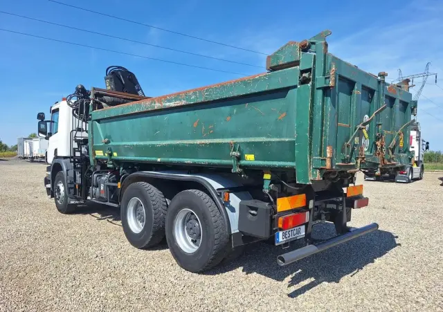 SCANIA P340 6X4 BORDMATIC / HDS HIAB 122/ Import Francja 