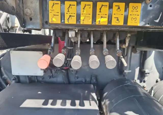 SCANIA P340 6X4 BORDMATIC / HDS HIAB 122/ Import Francja 