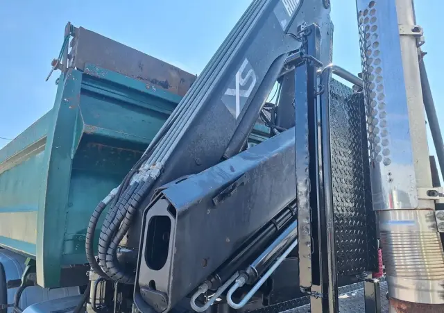 SCANIA P340 6X4 BORDMATIC / HDS HIAB 122/ Import Francja 