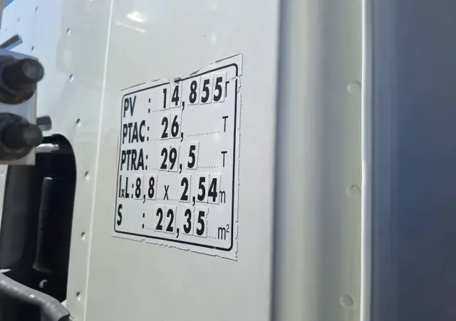 SCANIA P340 6X4 BORDMATIC / HDS HIAB 122/ Import Francja 