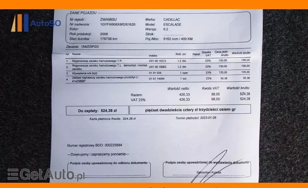 CADILLAC Escalade 6.2 V8 Elegance