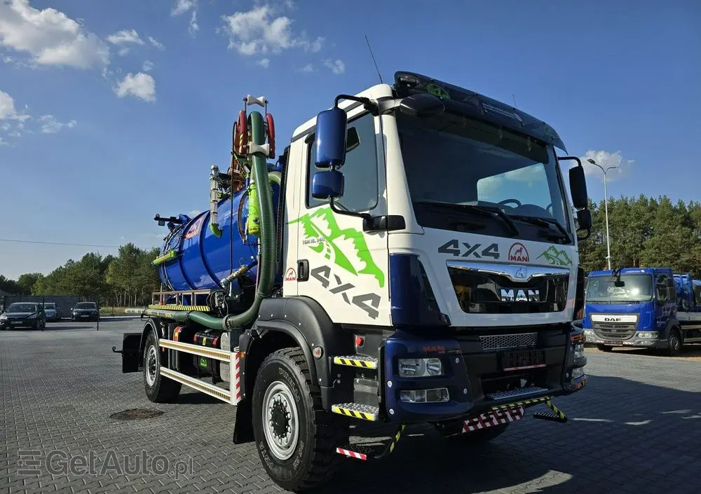 MAN 4x4 WUKO GAMON PW8  do zbierania odpadów płynnych separatorów 