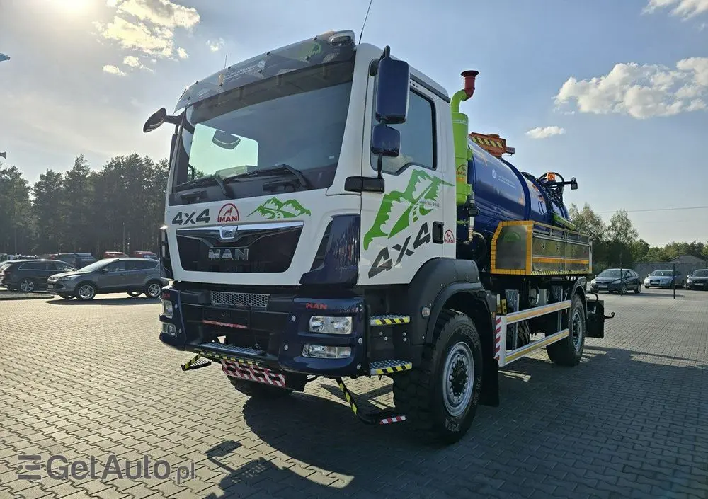 MAN 4x4 WUKO GAMON PW8  do zbierania odpadów płynnych separatorów 
