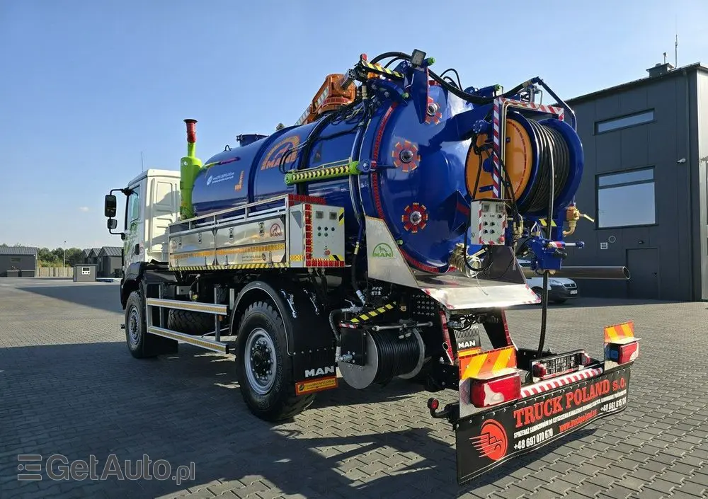 MAN 4x4 WUKO GAMON PW8  do zbierania odpadów płynnych separatorów 
