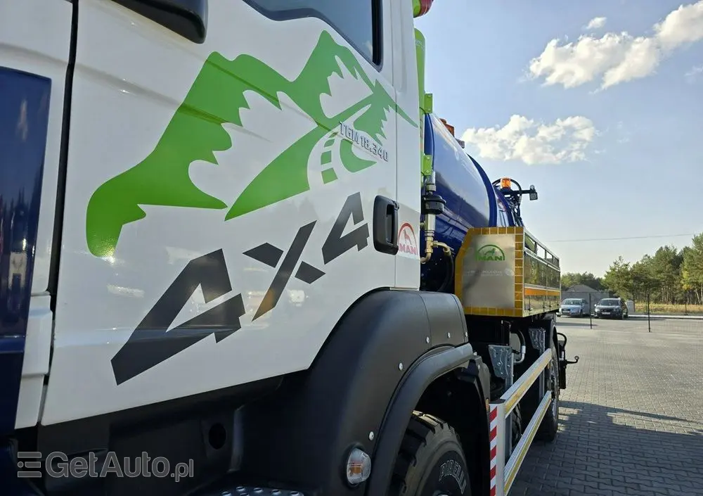 MAN 4x4 WUKO GAMON PW8  do zbierania odpadów płynnych separatorów 