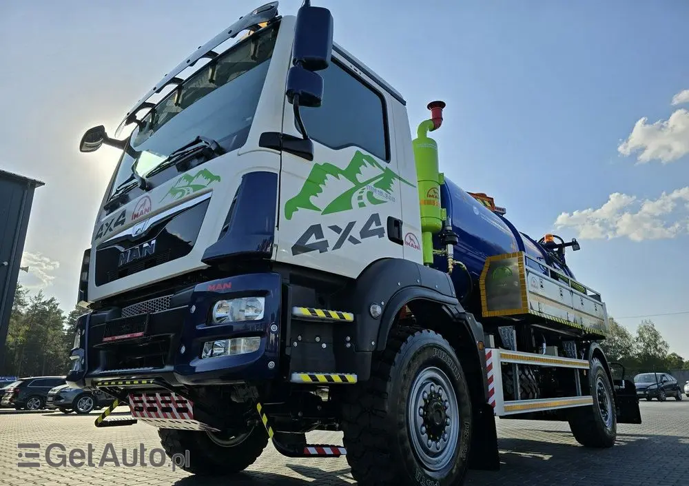 MAN 4x4 WUKO GAMON PW8  do zbierania odpadów płynnych separatorów 