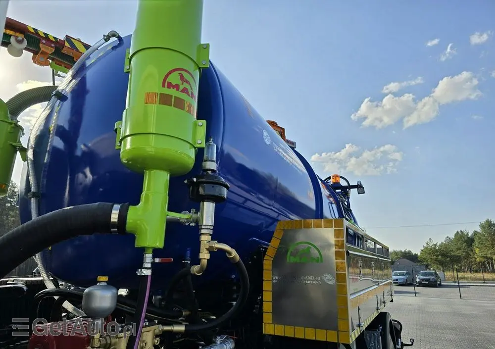 MAN 4x4 WUKO GAMON PW8  do zbierania odpadów płynnych separatorów 