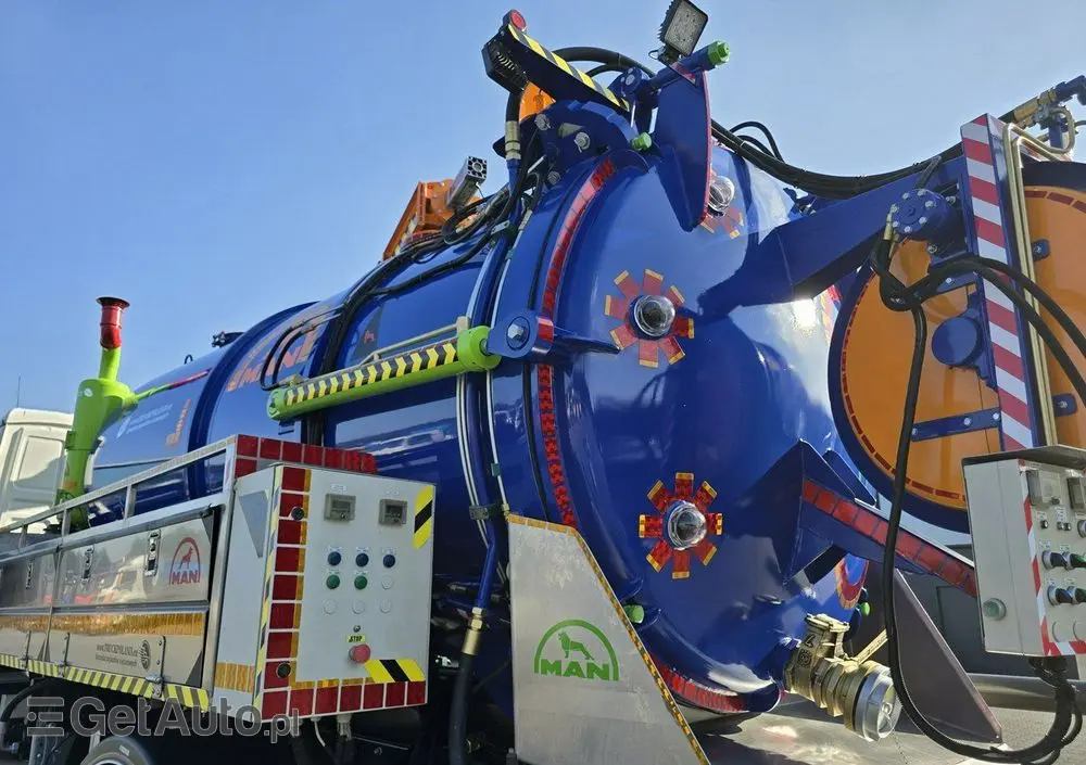 MAN 4x4 WUKO GAMON PW8  do zbierania odpadów płynnych separatorów 