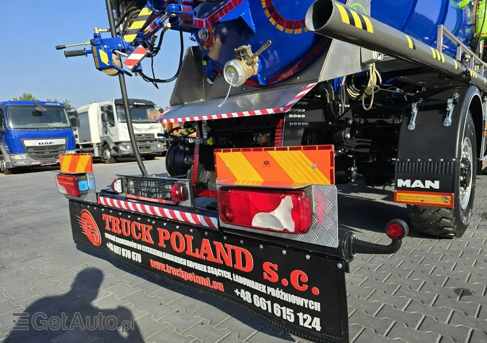 MAN 4x4 WUKO GAMON PW8  do zbierania odpadów płynnych separatorów 