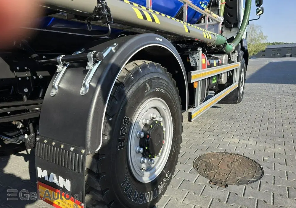 MAN 4x4 WUKO GAMON PW8  do zbierania odpadów płynnych separatorów 