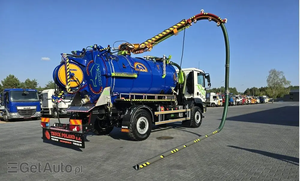 MAN 4x4 WUKO GAMON PW8  do zbierania odpadów płynnych separatorów 