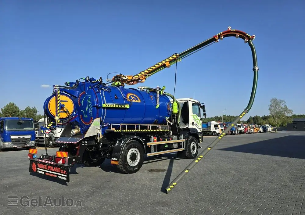 MAN 4x4 WUKO GAMON PW8  do zbierania odpadów płynnych separatorów 