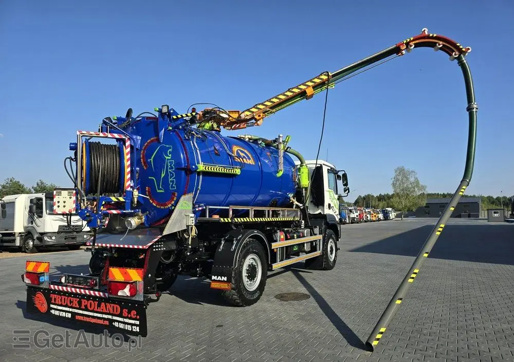 MAN 4x4 WUKO GAMON PW8  do zbierania odpadów płynnych separatorów 