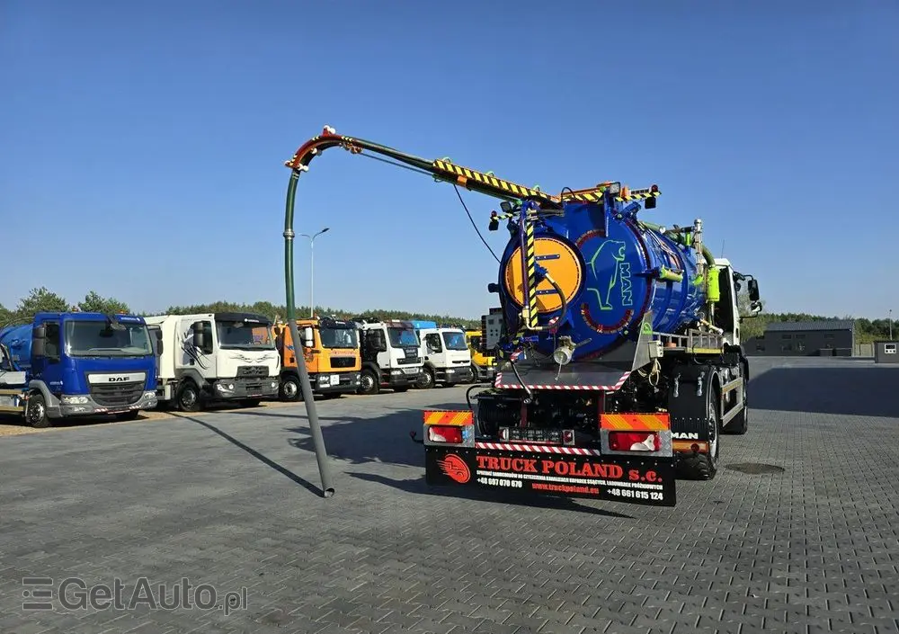 MAN 4x4 WUKO GAMON PW8  do zbierania odpadów płynnych separatorów 