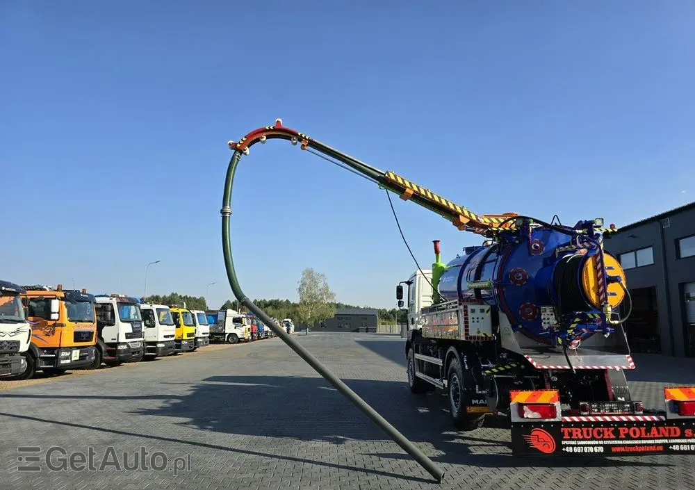 MAN 4x4 WUKO GAMON PW8  do zbierania odpadów płynnych separatorów 