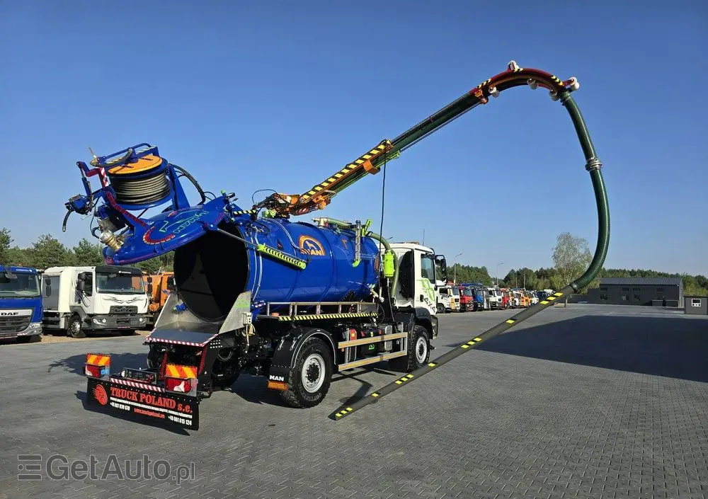 MAN 4x4 WUKO GAMON PW8  do zbierania odpadów płynnych separatorów 
