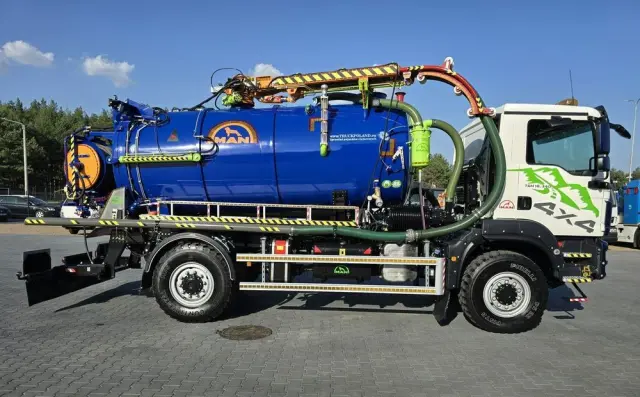 MAN 4x4 WUKO GAMON PW8  do zbierania odpadów płynnych separatorów 
