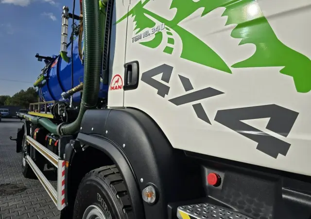 MAN 4x4 WUKO GAMON PW8  do zbierania odpadów płynnych separatorów 