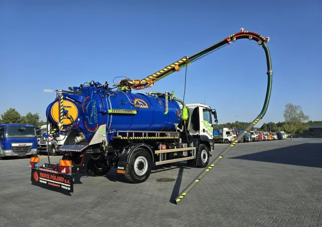 MAN 4x4 WUKO GAMON PW8  do zbierania odpadów płynnych separatorów 
