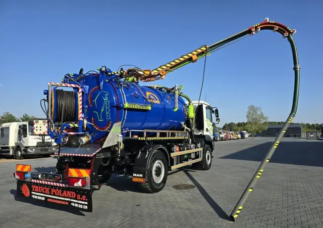 MAN 4x4 WUKO GAMON PW8  do zbierania odpadów płynnych separatorów 