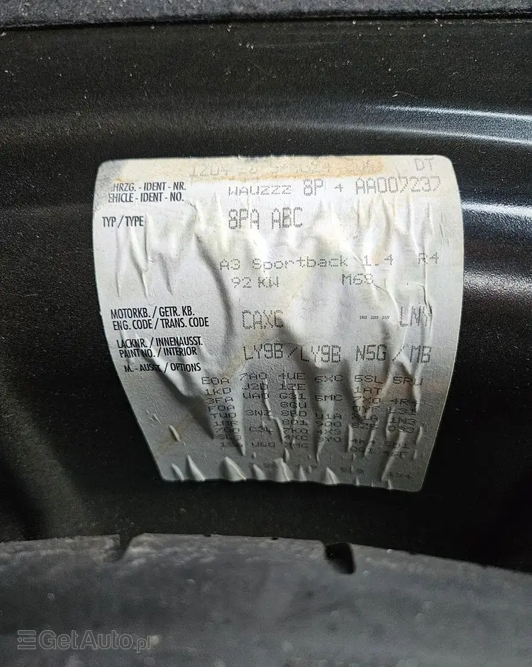 AUDI A3 Sportback 