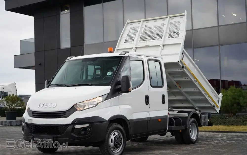 IVECO DAILY 35-140 / WYWROTKA / BRYGADOWKA - 6 MIEJSC  / BLIŹNIAK / MANUAL / 