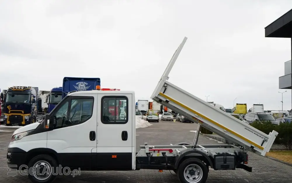 IVECO DAILY 35-140 / WYWROTKA / BRYGADOWKA - 6 MIEJSC  / BLIŹNIAK / MANUAL / 