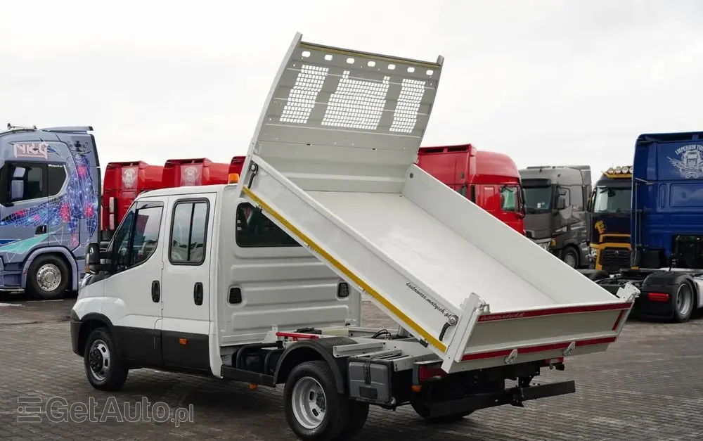 IVECO DAILY 35-140 / WYWROTKA / BRYGADOWKA - 6 MIEJSC  / BLIŹNIAK / MANUAL / 