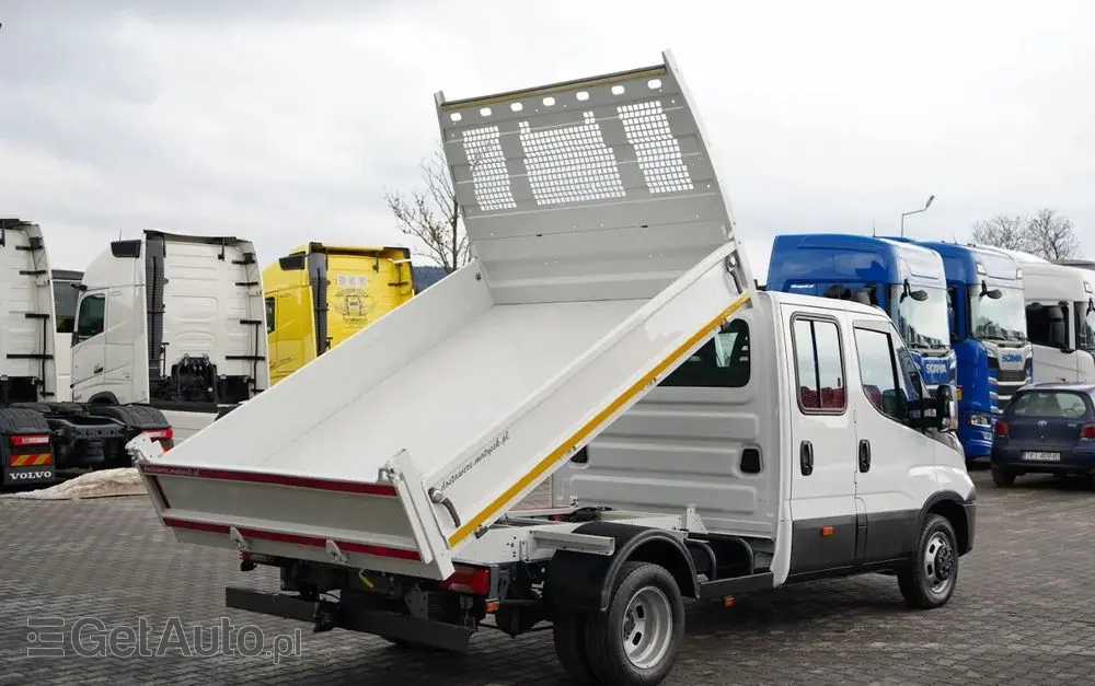 IVECO DAILY 35-140 / WYWROTKA / BRYGADOWKA - 6 MIEJSC  / BLIŹNIAK / MANUAL / 