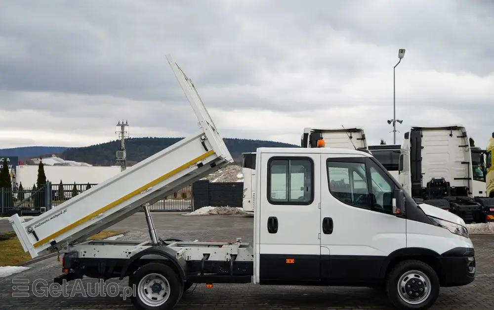 IVECO DAILY 35-140 / WYWROTKA / BRYGADOWKA - 6 MIEJSC  / BLIŹNIAK / MANUAL / 