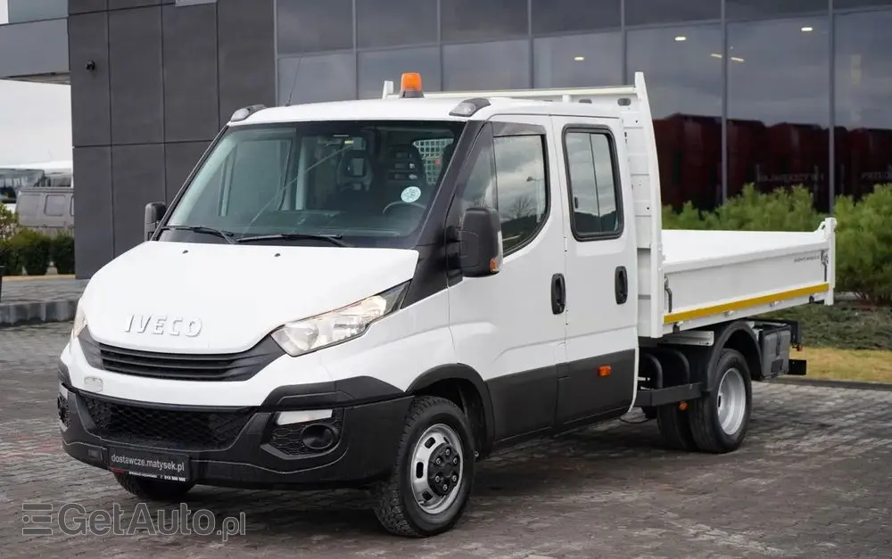 IVECO DAILY 35-140 / WYWROTKA / BRYGADOWKA - 6 MIEJSC  / BLIŹNIAK / MANUAL / 