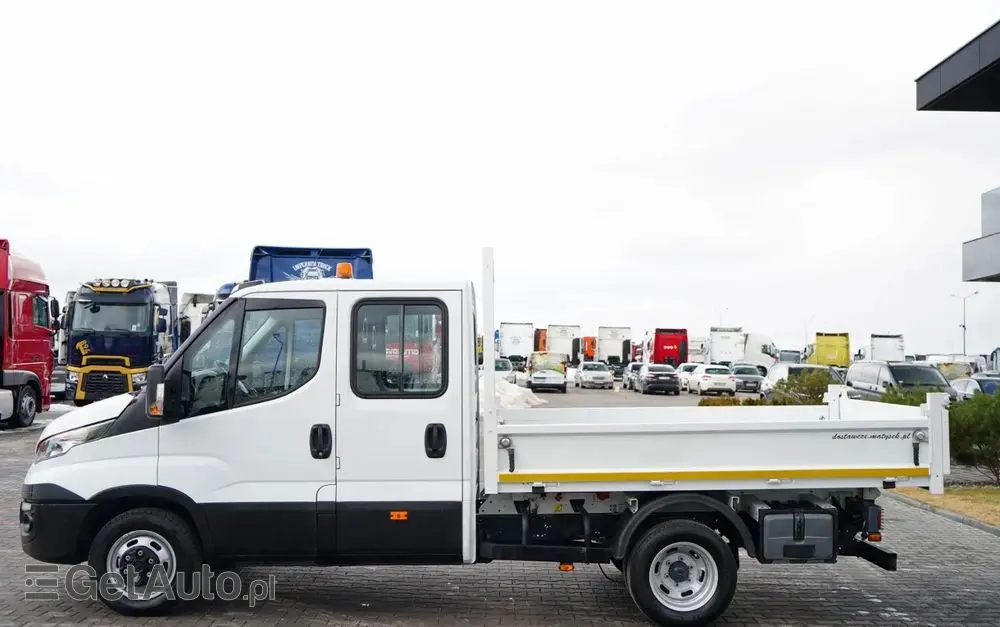 IVECO DAILY 35-140 / WYWROTKA / BRYGADOWKA - 6 MIEJSC  / BLIŹNIAK / MANUAL / 
