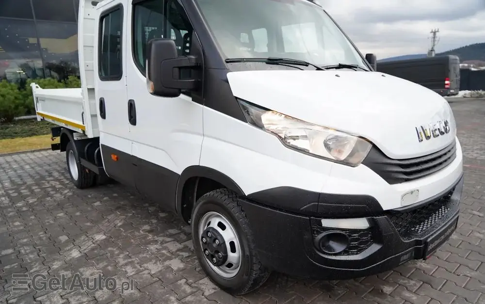 IVECO DAILY 35-140 / WYWROTKA / BRYGADOWKA - 6 MIEJSC  / BLIŹNIAK / MANUAL / 