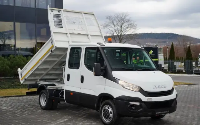 IVECO DAILY 35-140 / WYWROTKA / BRYGADOWKA - 6 MIEJSC  / BLIŹNIAK / MANUAL / 