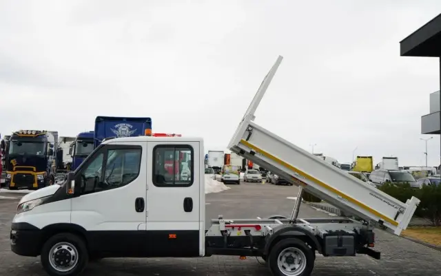 IVECO DAILY 35-140 / WYWROTKA / BRYGADOWKA - 6 MIEJSC  / BLIŹNIAK / MANUAL / 