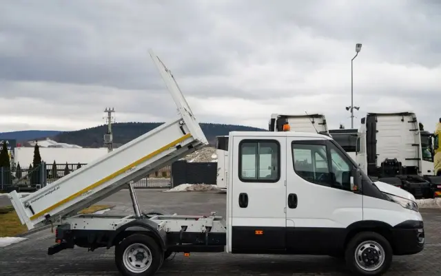 IVECO DAILY 35-140 / WYWROTKA / BRYGADOWKA - 6 MIEJSC  / BLIŹNIAK / MANUAL / 