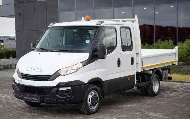 IVECO DAILY 35-140 / WYWROTKA / BRYGADOWKA - 6 MIEJSC  / BLIŹNIAK / MANUAL / 