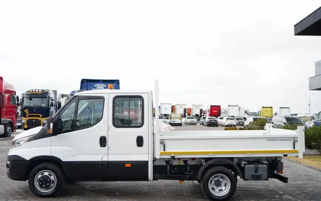 IVECO DAILY 35-140 / WYWROTKA / BRYGADOWKA - 6 MIEJSC  / BLIŹNIAK / MANUAL / 