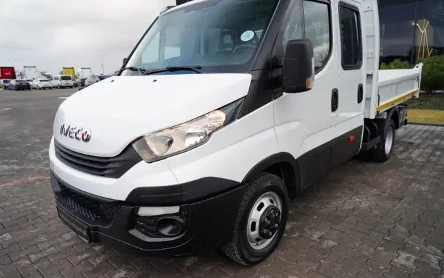 IVECO DAILY 35-140 / WYWROTKA / BRYGADOWKA - 6 MIEJSC  / BLIŹNIAK / MANUAL / 