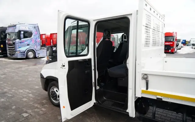 IVECO DAILY 35-140 / WYWROTKA / BRYGADOWKA - 6 MIEJSC  / BLIŹNIAK / MANUAL / 