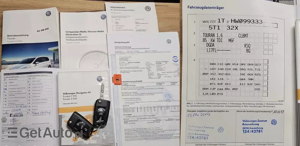 VOLKSWAGEN Touran 1.6 TDI SCR (BlueMotion Technology) Comfortline