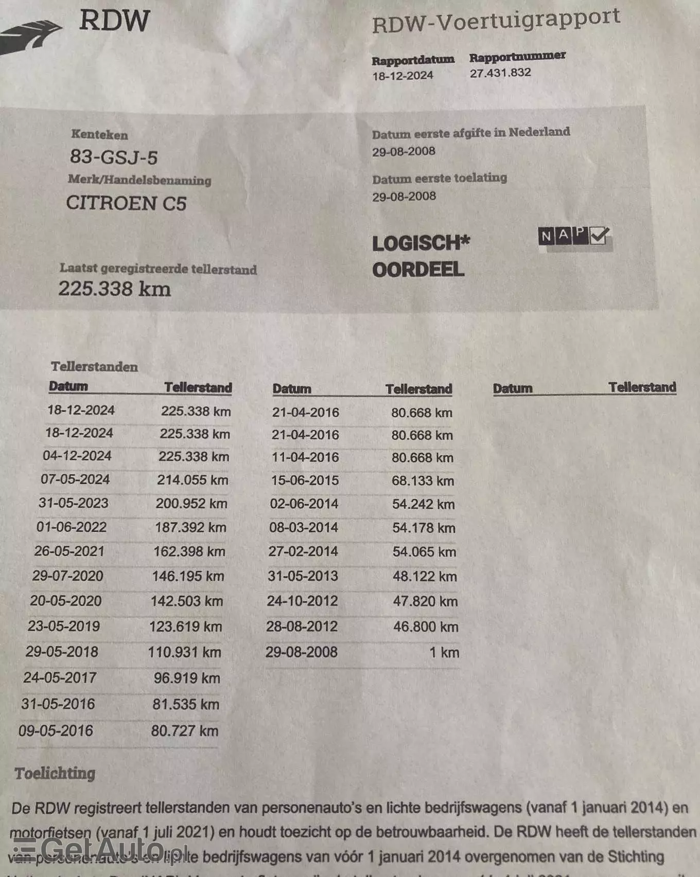 CITROËN C5 2.0 16V Confort