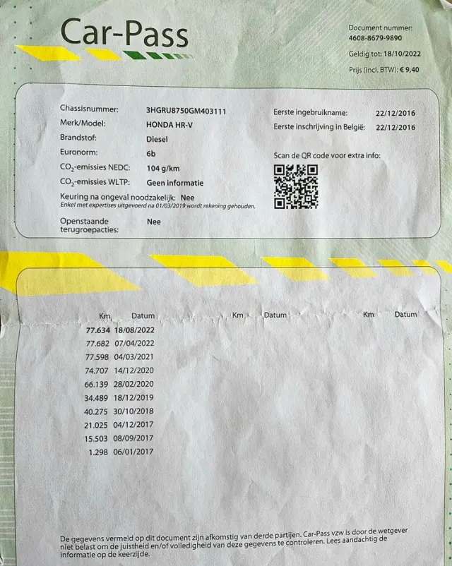 HONDA HR-V 1.6 i-DTEC Comfort (Honda Connect+)