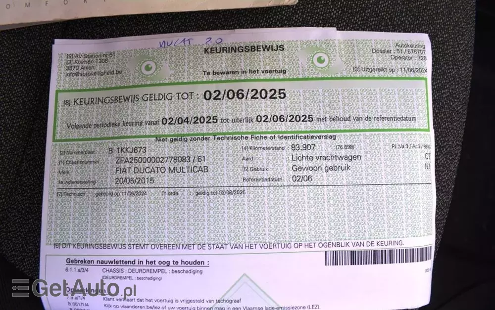 FIAT Ducato brygadówka 6-osobowa  MAXI L3 