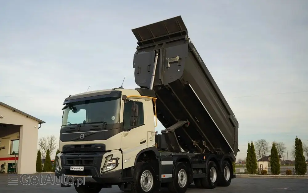 VOLVO FMX 460 / 8x4 / WYWROTKA TYLNOZSYPOWA / MEILLER KIPPER  / EURO 6 / 