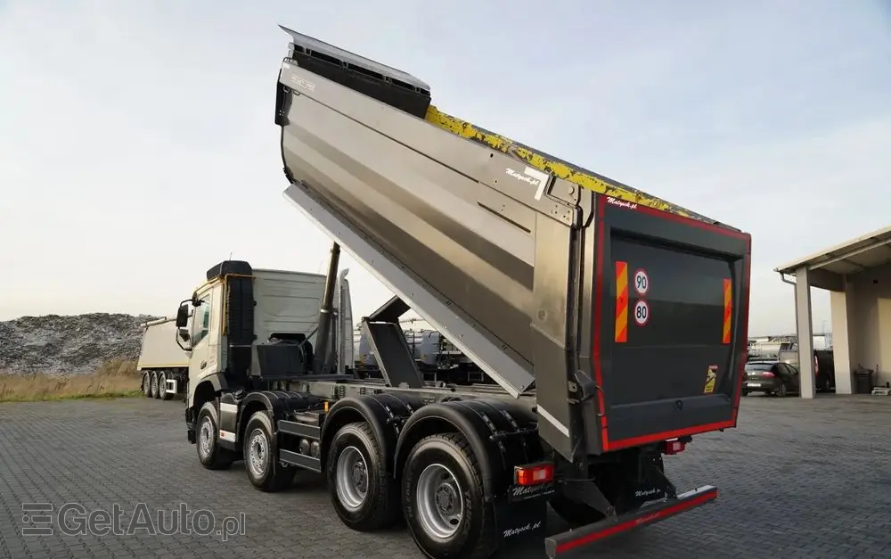 VOLVO FMX 460 / 8x4 / WYWROTKA TYLNOZSYPOWA / MEILLER KIPPER  / EURO 6 / 