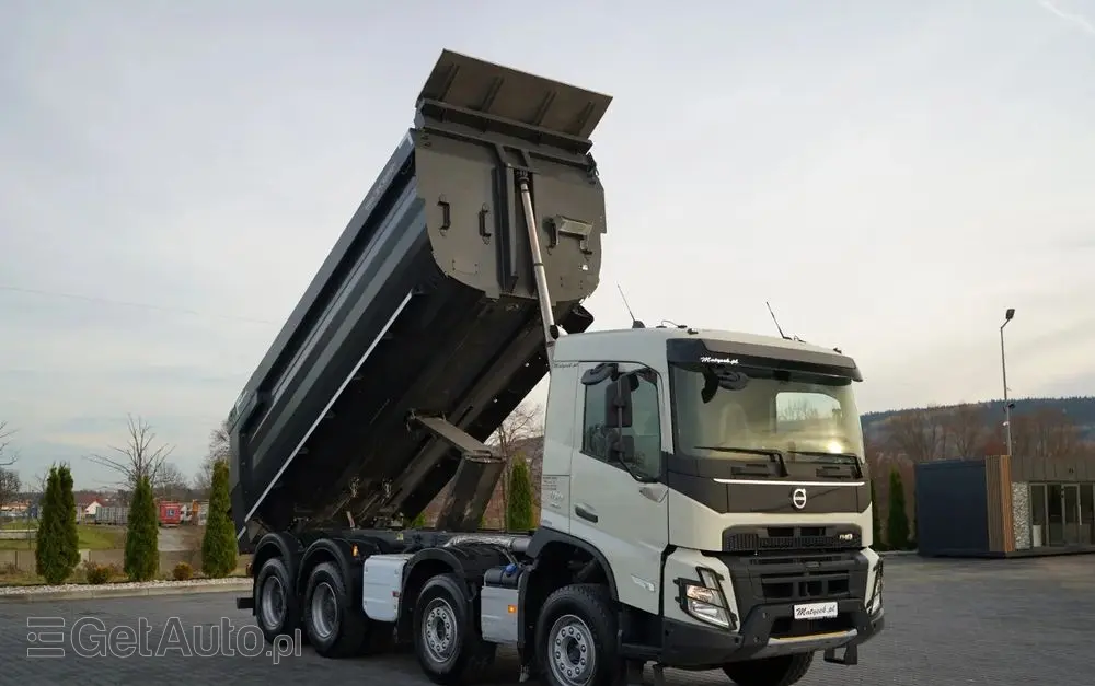 VOLVO FMX 460 / 8x4 / WYWROTKA TYLNOZSYPOWA / MEILLER KIPPER  / EURO 6 / 